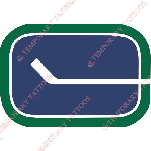 Vancouver Canucks Customize Temporary Tattoos Stickers NO.358
